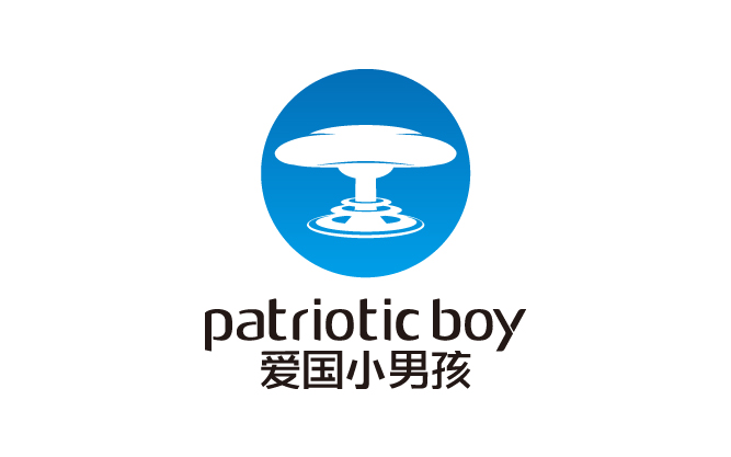 爱国小男孩