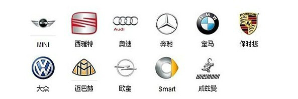 车的标志及名称大全